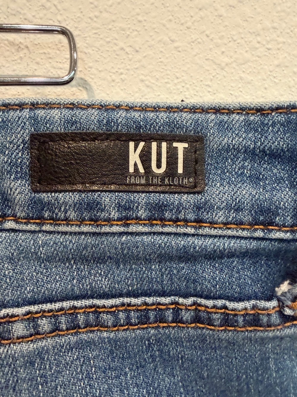 Kut from the Kloth Mid-Blue Button-Fly  Jeans - Picture 6 of 6